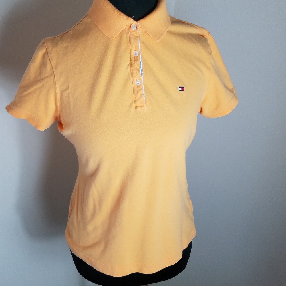 Tommy Hilfiger Orange Classic Polo Short Sleeve